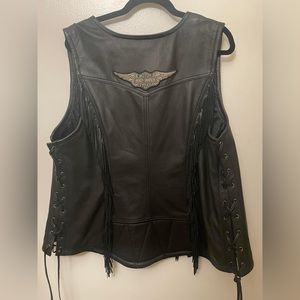 Genuine H-D women’s leather vest